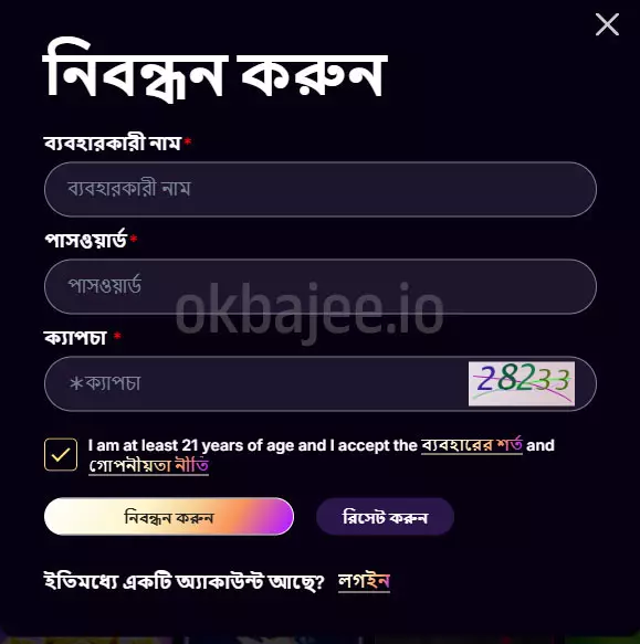 krikya ক্যাসিনোয় দ্রুত এবং সহজ নিবন্ধনের ধাপসমূহ